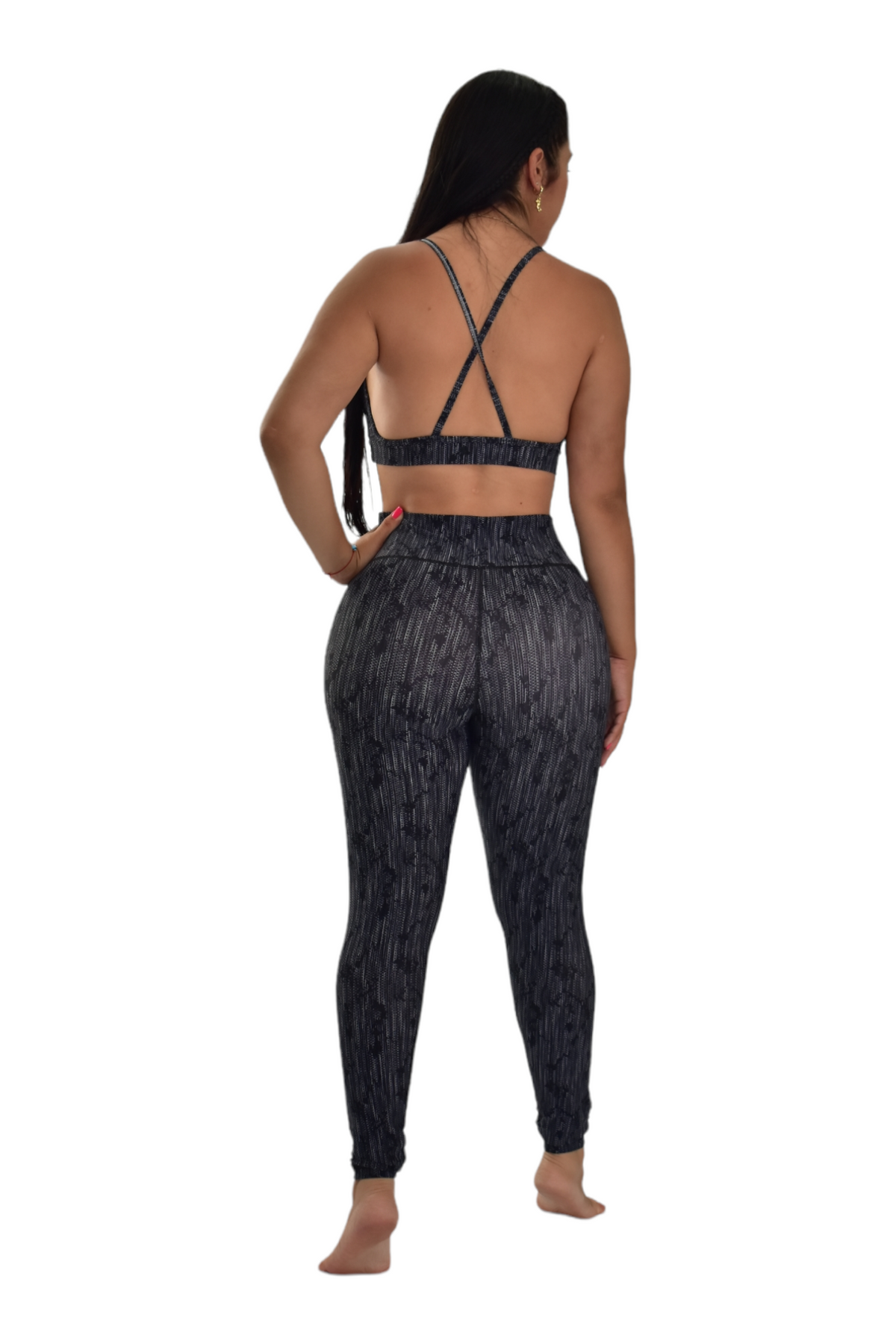 LEGGINS SET 2 PIEZAS PREMIUMTEX GRIS OSCURO oversilvercolombia
