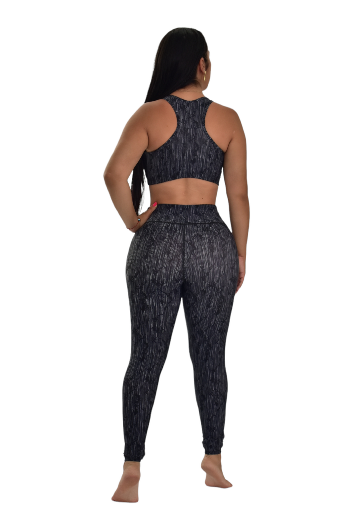 LEGGINS SET 2 PIEZAS PREMIUMTEX GRIS OSCURO oversilvercolombia