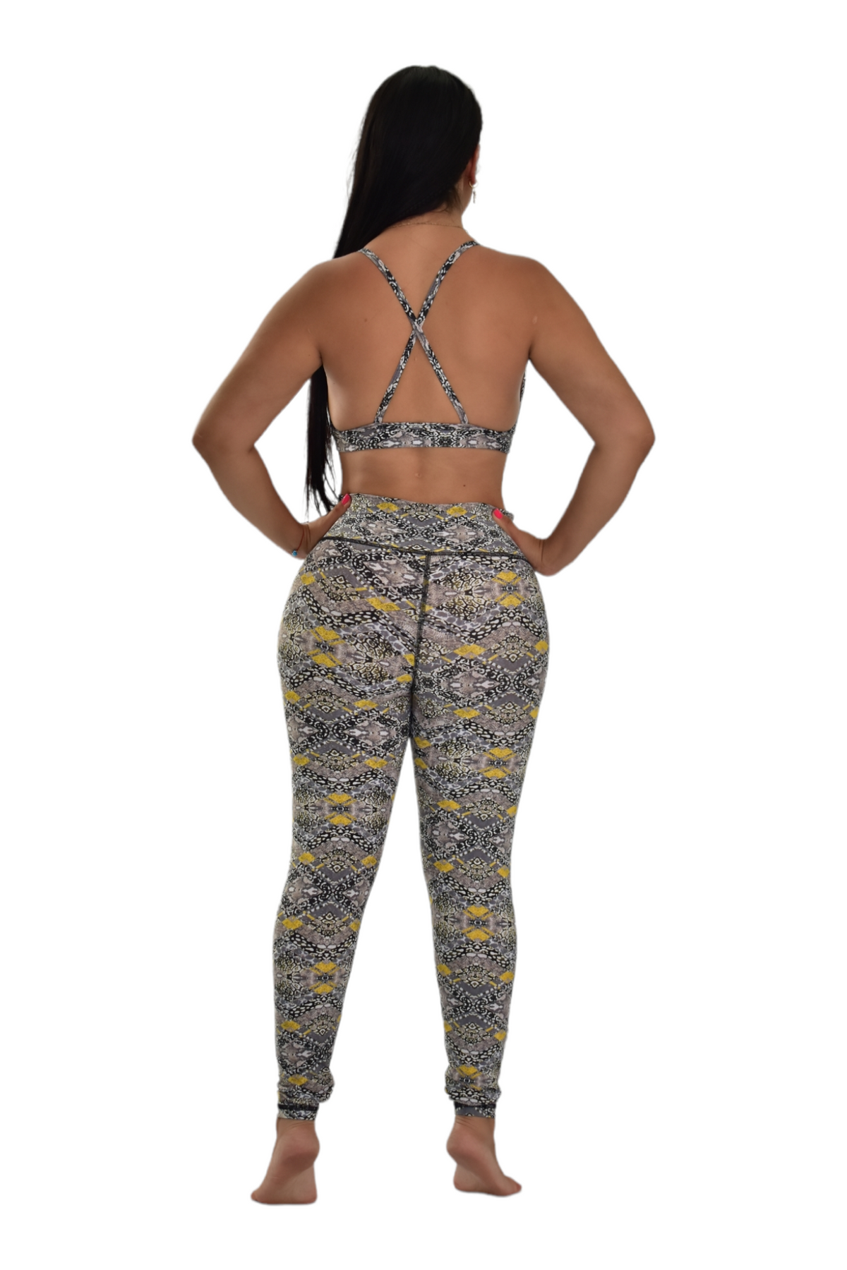 LEGGINS SET 2 PIEZAS PREMIUMTEX AMARILLO ROMBO oversilvercolombia