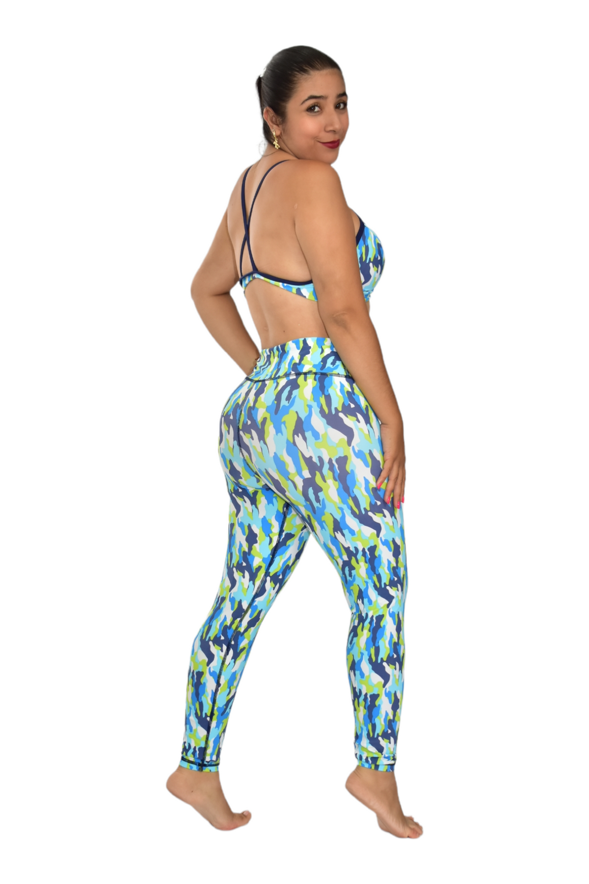 LEGGINS SET 2 PIEZAS PREMIUMTEX MILITAR VERDE AZUL oversilvercolombia