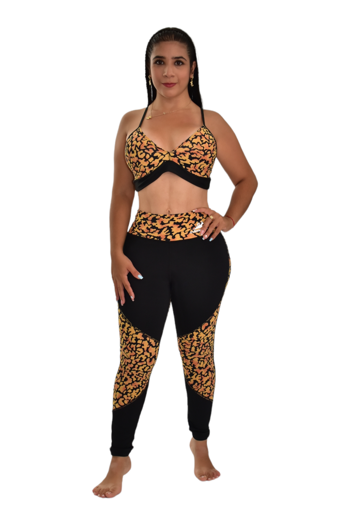 LEGGINS COMBINADO SET 2 PIEZAS PREMIUMTEX AMARILLO PANTERA oversilvercolombia
