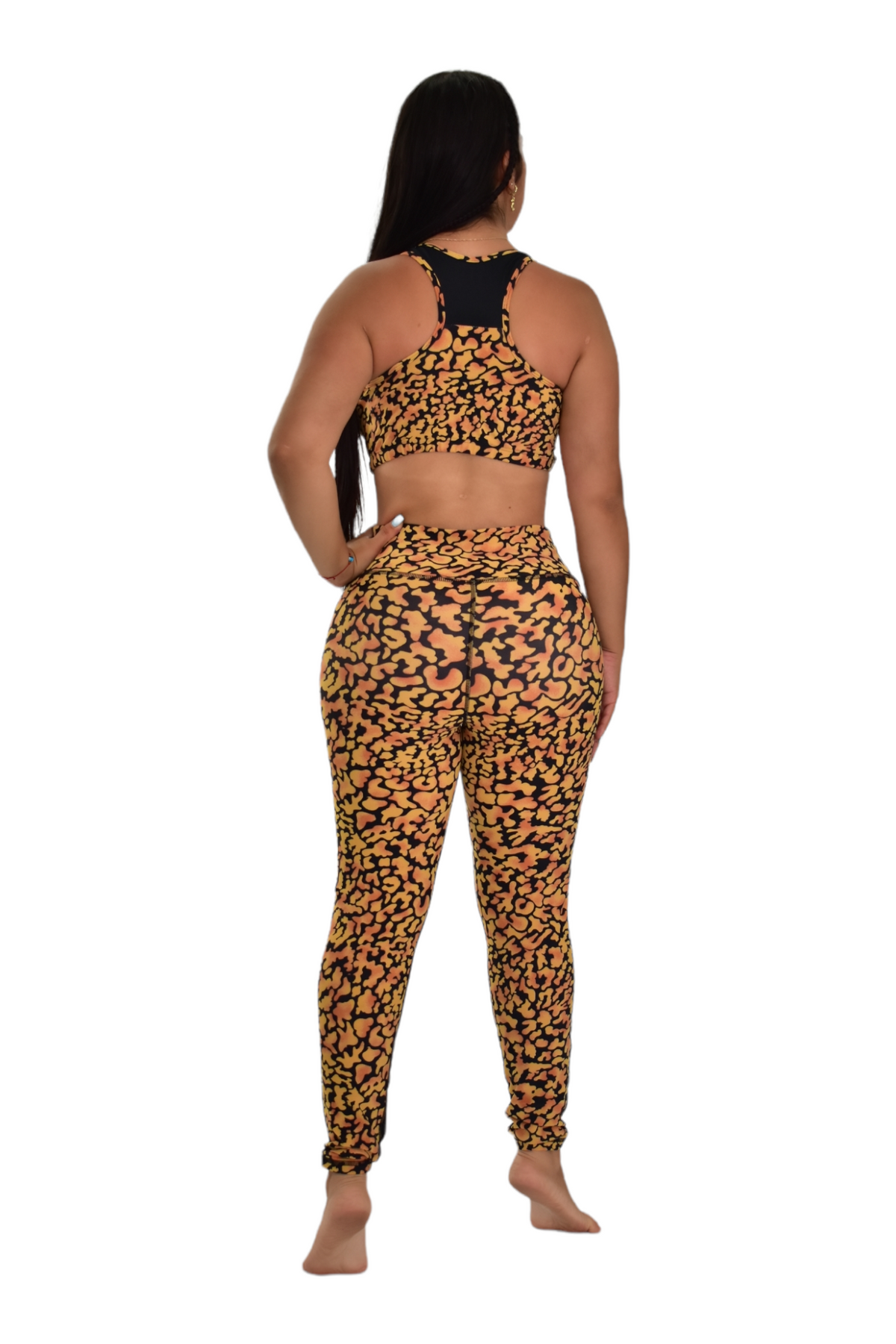 LEGGINS COMBINADO SET 2 PIEZAS PREMIUMTEX AMARILLO PANTERA oversilvercolombia
