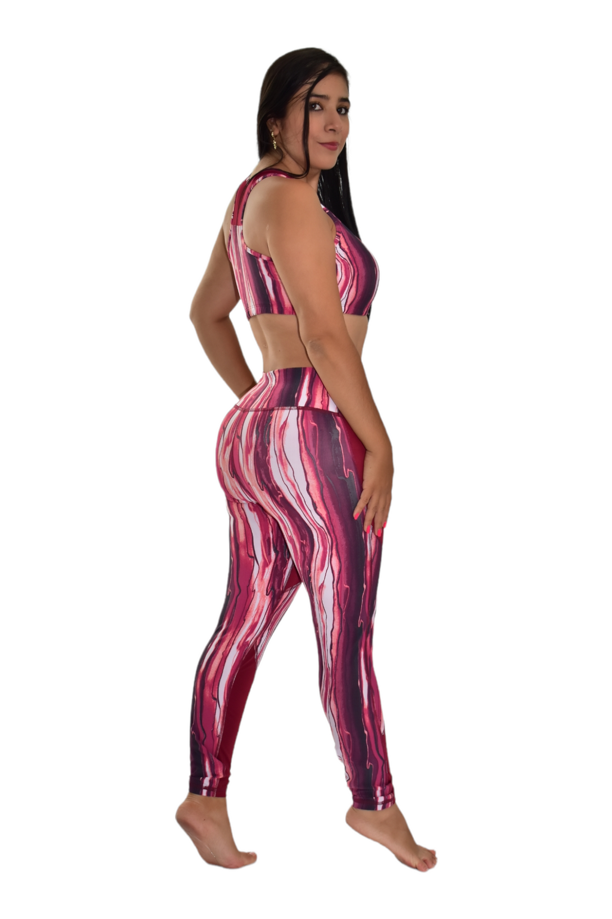 LEGGINS COMBINADA SET 2 PIEZAS PREMIUMTEX VINOTINTO oversilvercolombia