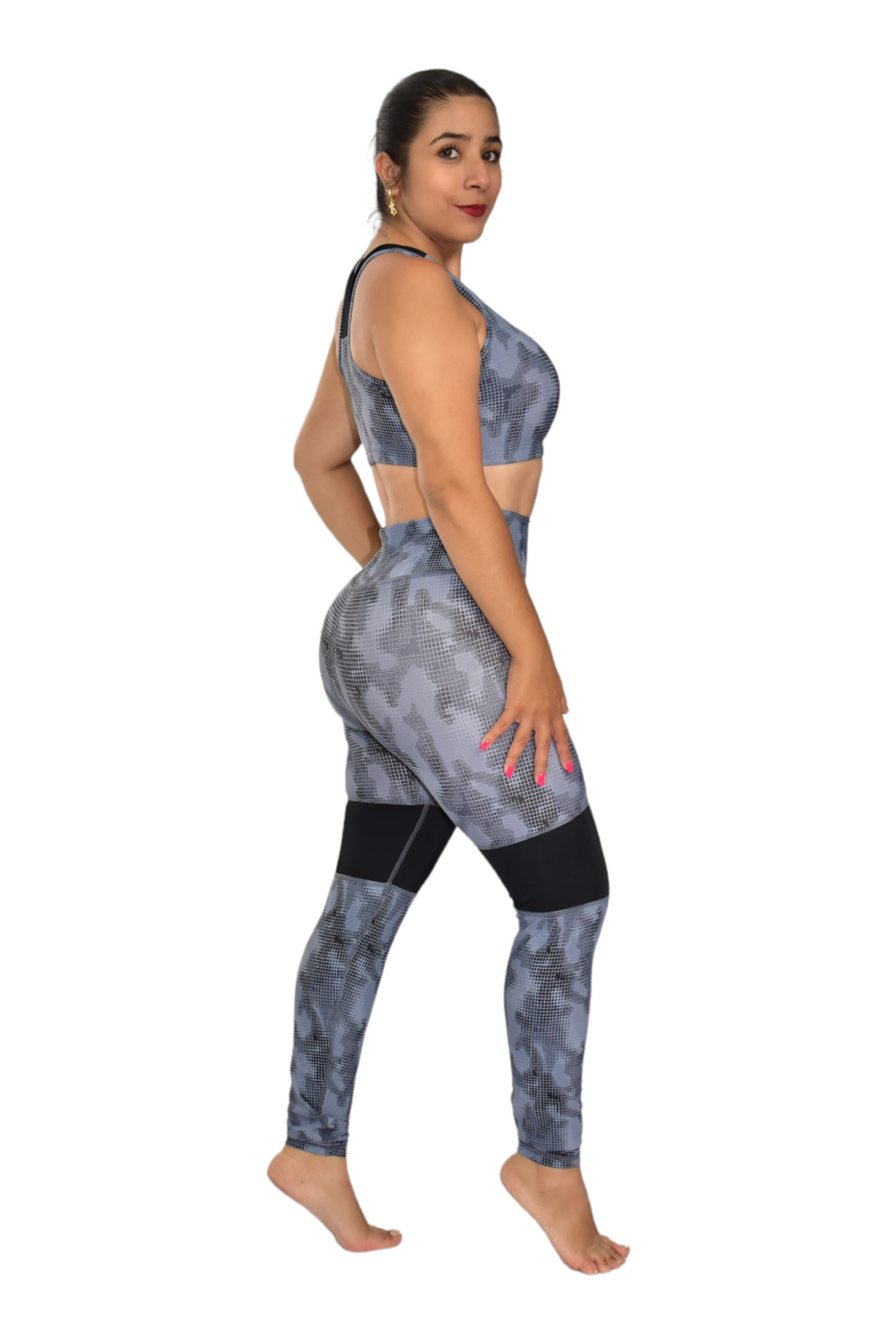 LEGGINS COMBINADAPREMIUMTEX SET 2 PIEZAS - GRIS NEGRO oversilvercolombia