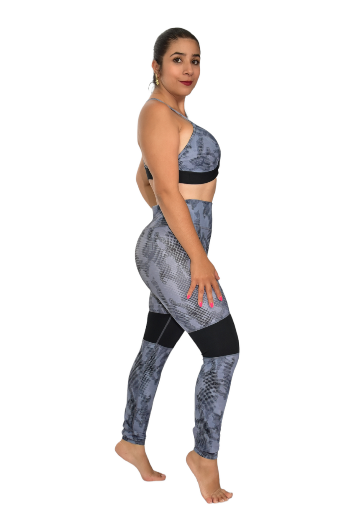 LEGGINS COMBINADAPREMIUMTEX SET 2 PIEZAS - GRIS NEGRO oversilvercolombia