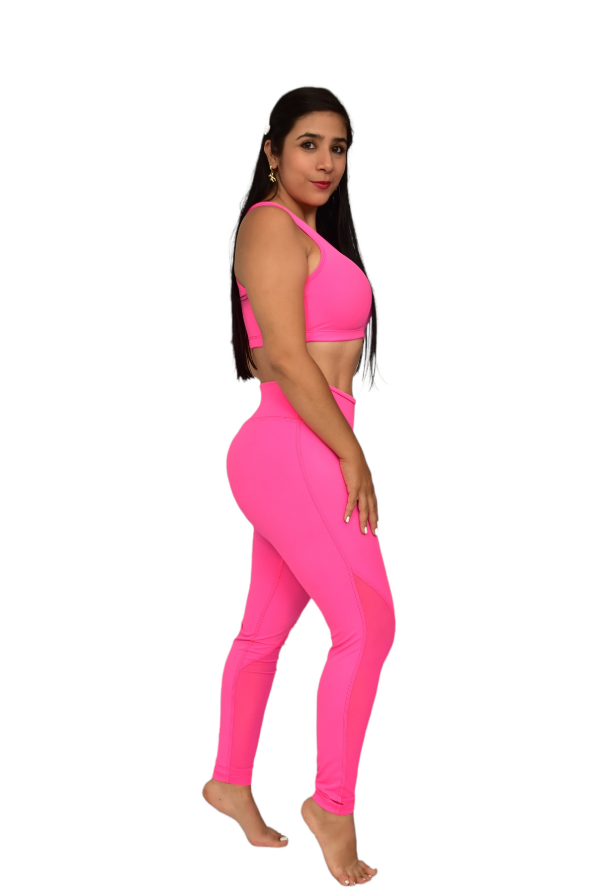 LEGGINS COMBINADA SET 2 PIEZAS PREMIUMTEX ROSADO DIAGONAL oversilvercolombia