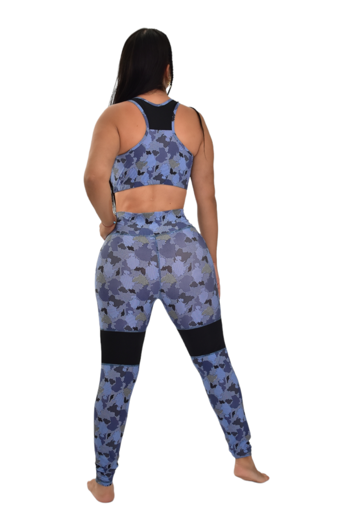 LEGGINS COMBINADO SET 2 PIEZAS PREMIUMTEX MILITAR MITAD oversilvercolombia