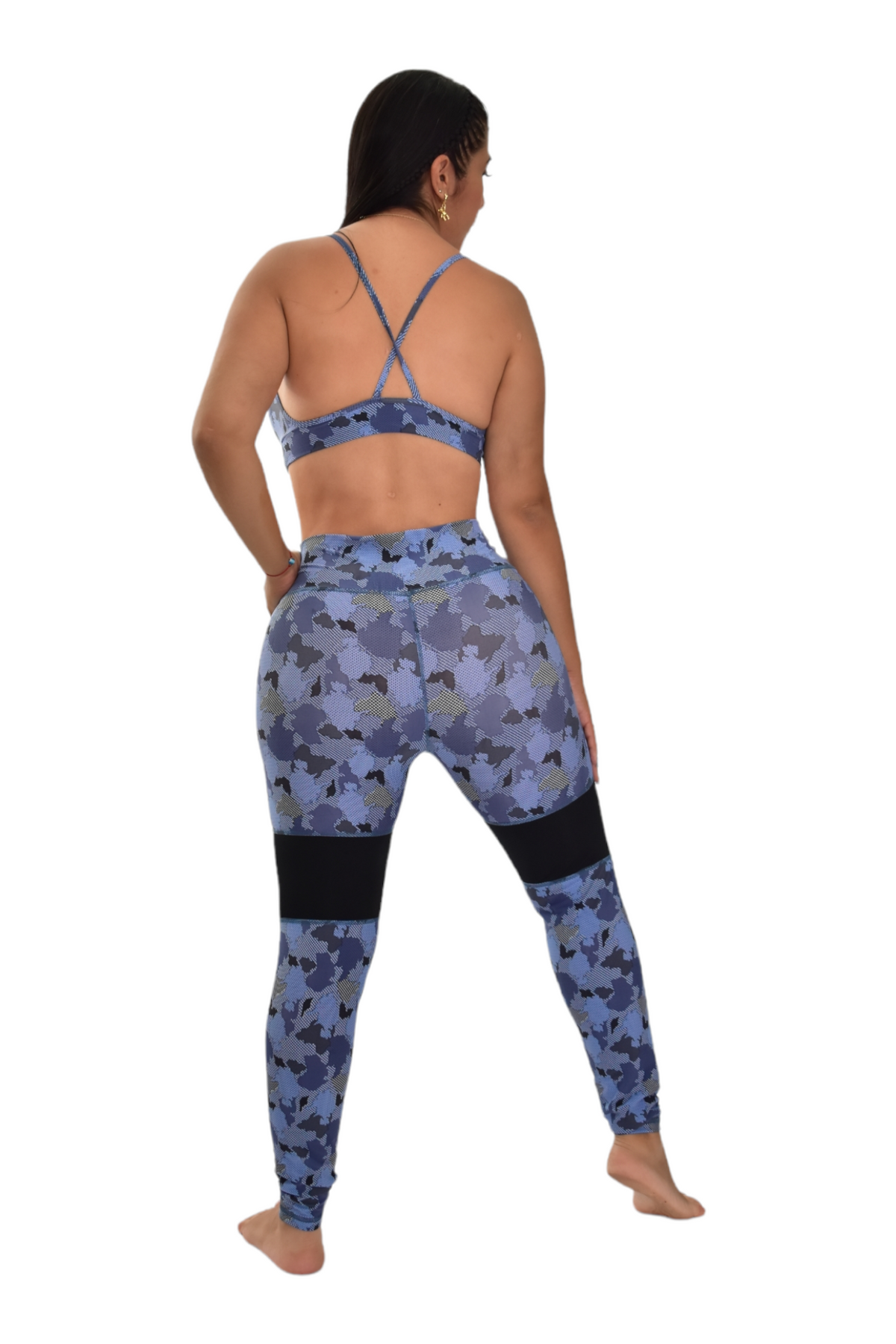 LEGGINS COMBINADO SET 2 PIEZAS PREMIUMTEX MILITAR MITAD oversilvercolombia