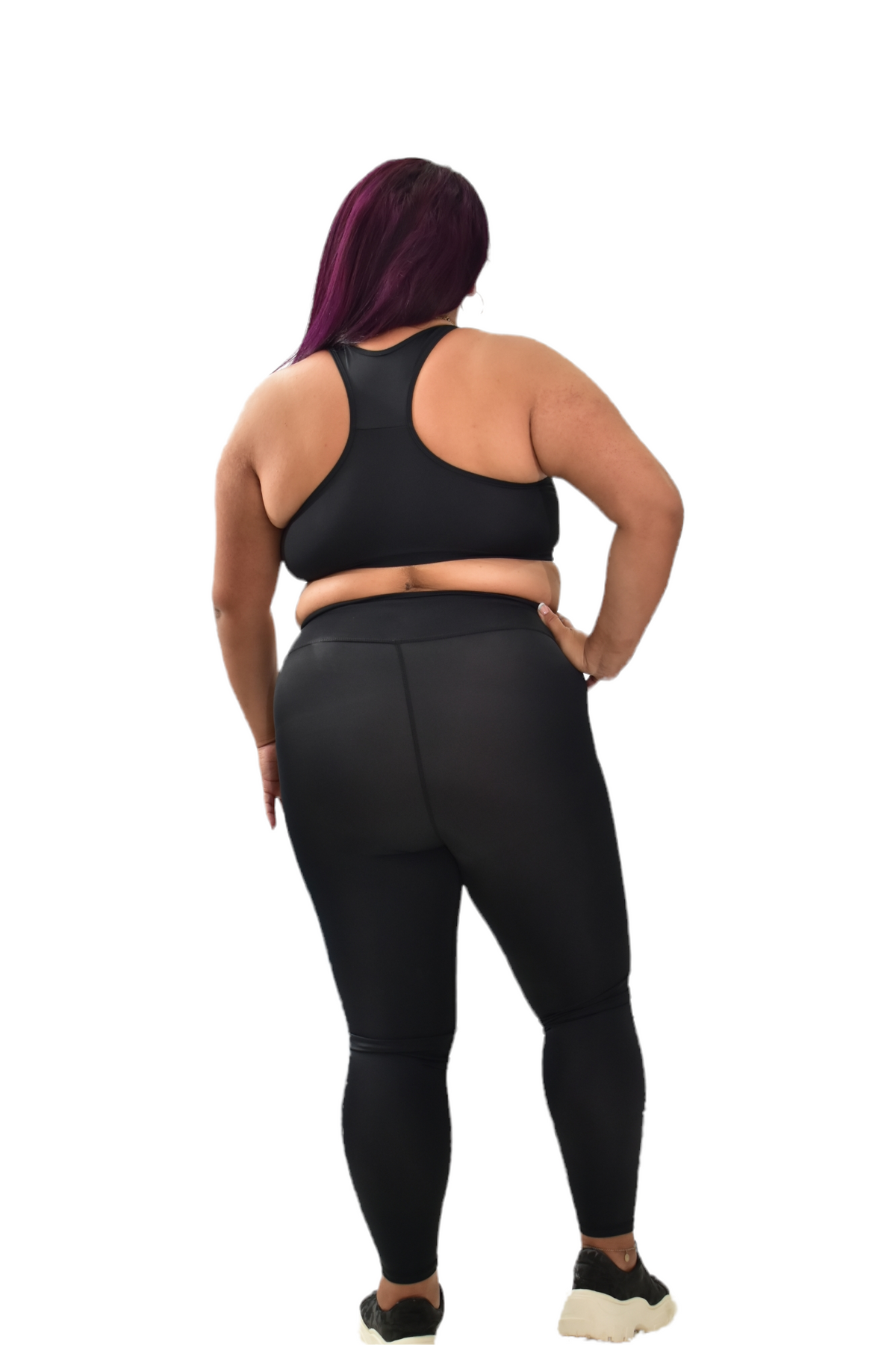 LEGGINS TALLA PLUS SET 2 PIEZAS PREMIUMTEX NEGRO oversilvercolombia