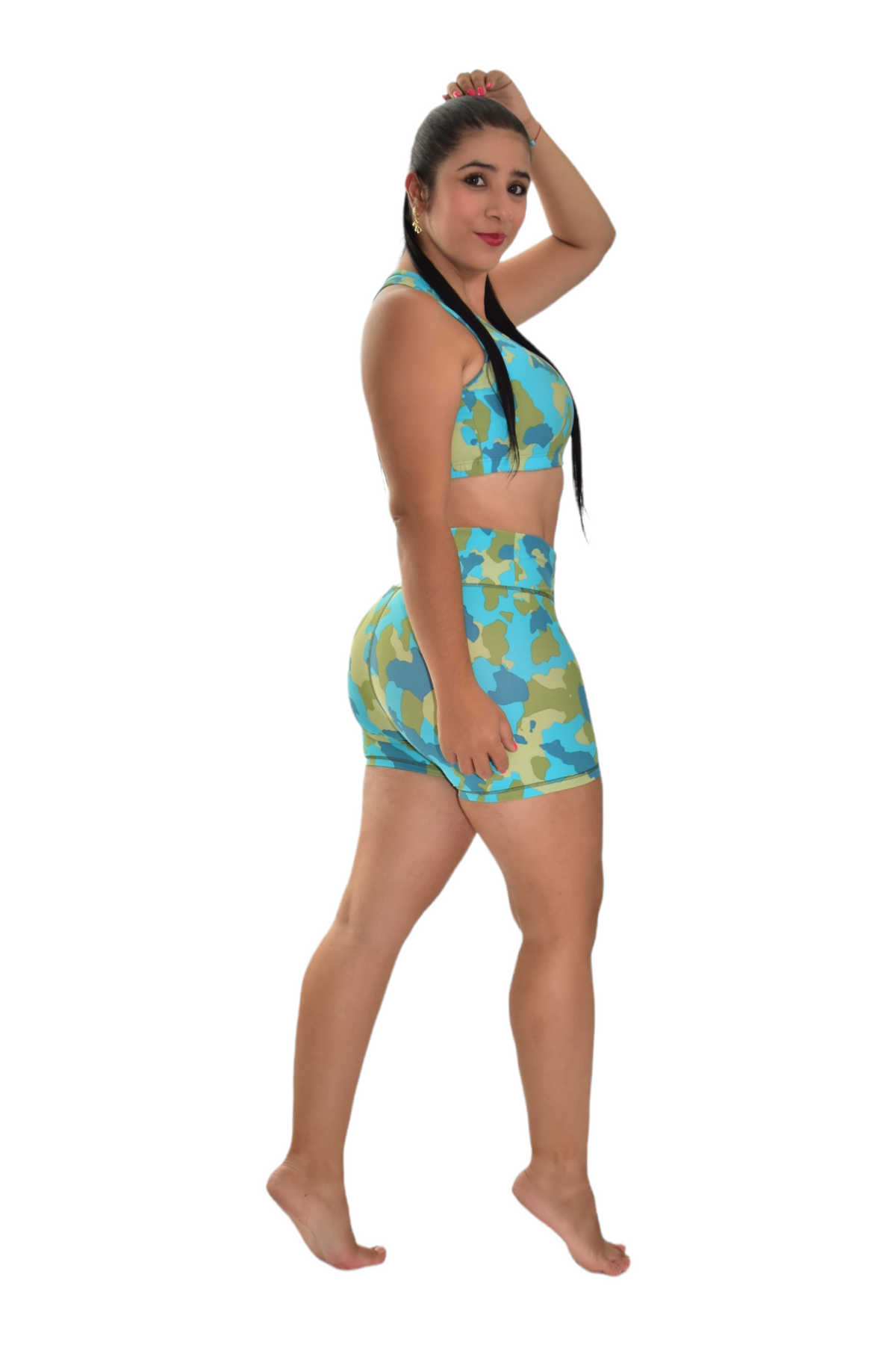 SHORT SET 2 PIEZAS PREMIUMTEX MILITAR VERDE oversilvercolombia