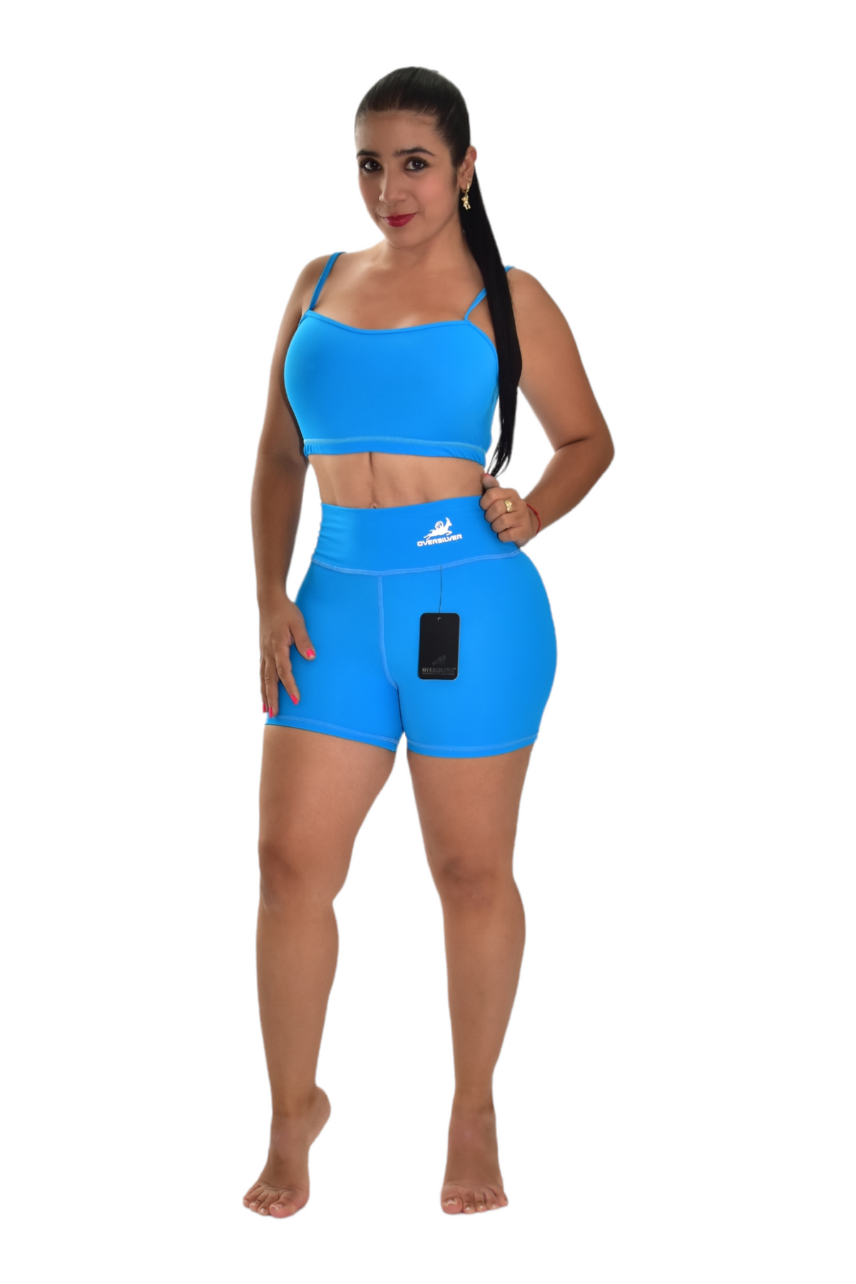 SHORT SET 2 PIEZAS PREMIUMTEX AZUL AGUA oversilvercolombia
