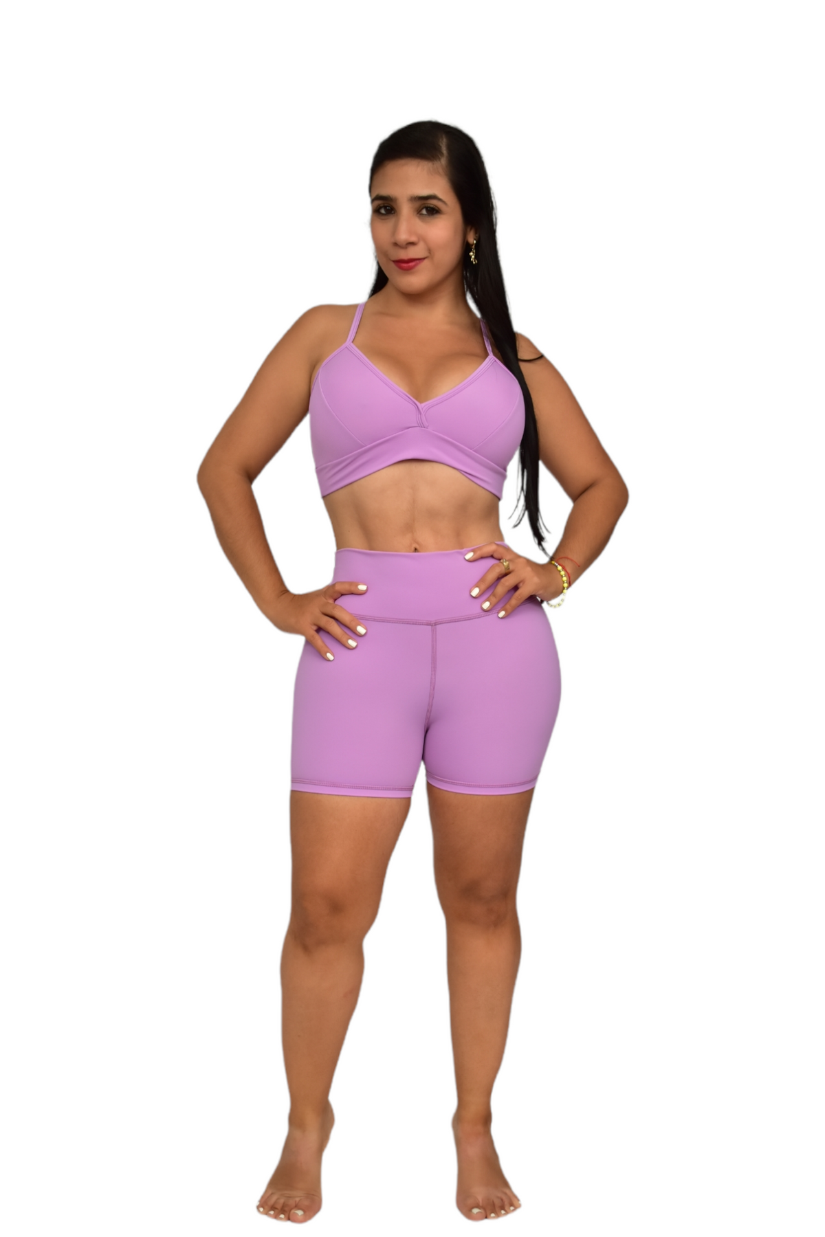 SHORT SET 2 PIEZAS PREMIUMTEX LILA oversilvercolombia