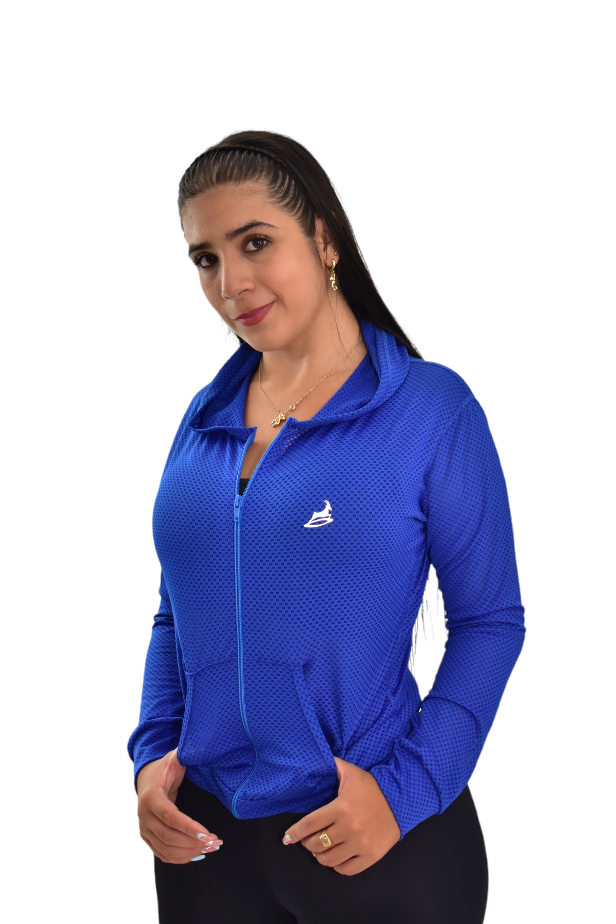 CHAQUETA DEPORTIVA DAMA AZUL REY OVERSILVER®