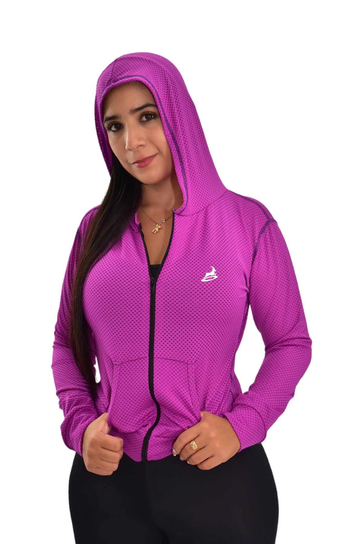 CHAQUETA DEPORTIVA DAMA MORADO OVERSILVER®