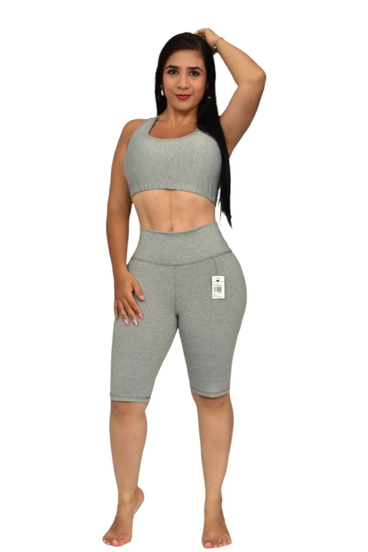 BIKER SET 2 PIEZAS SUPLEX GRIS JASPE oversilvercolombia