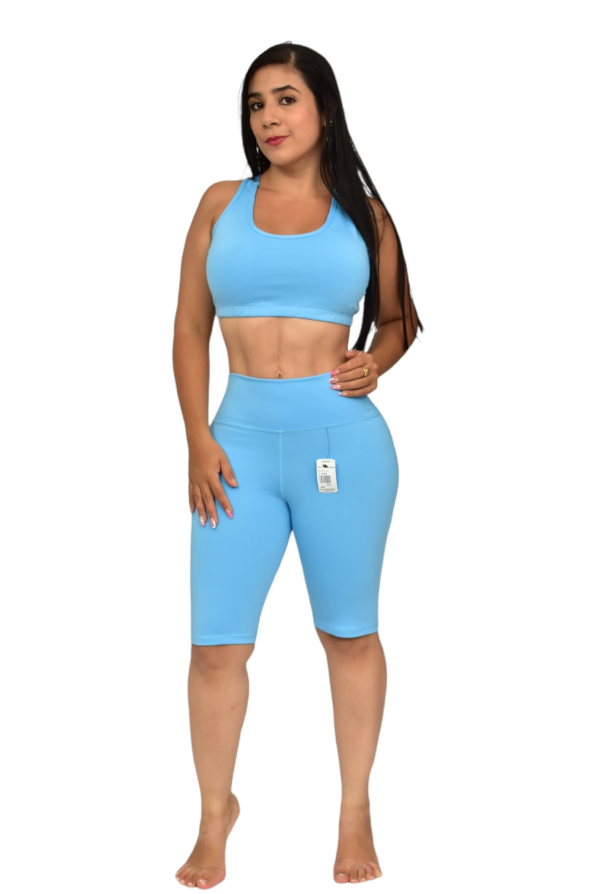BIKER SET 2 PIEZAS SUPLEX AZUL CIELO oversilvercolombia