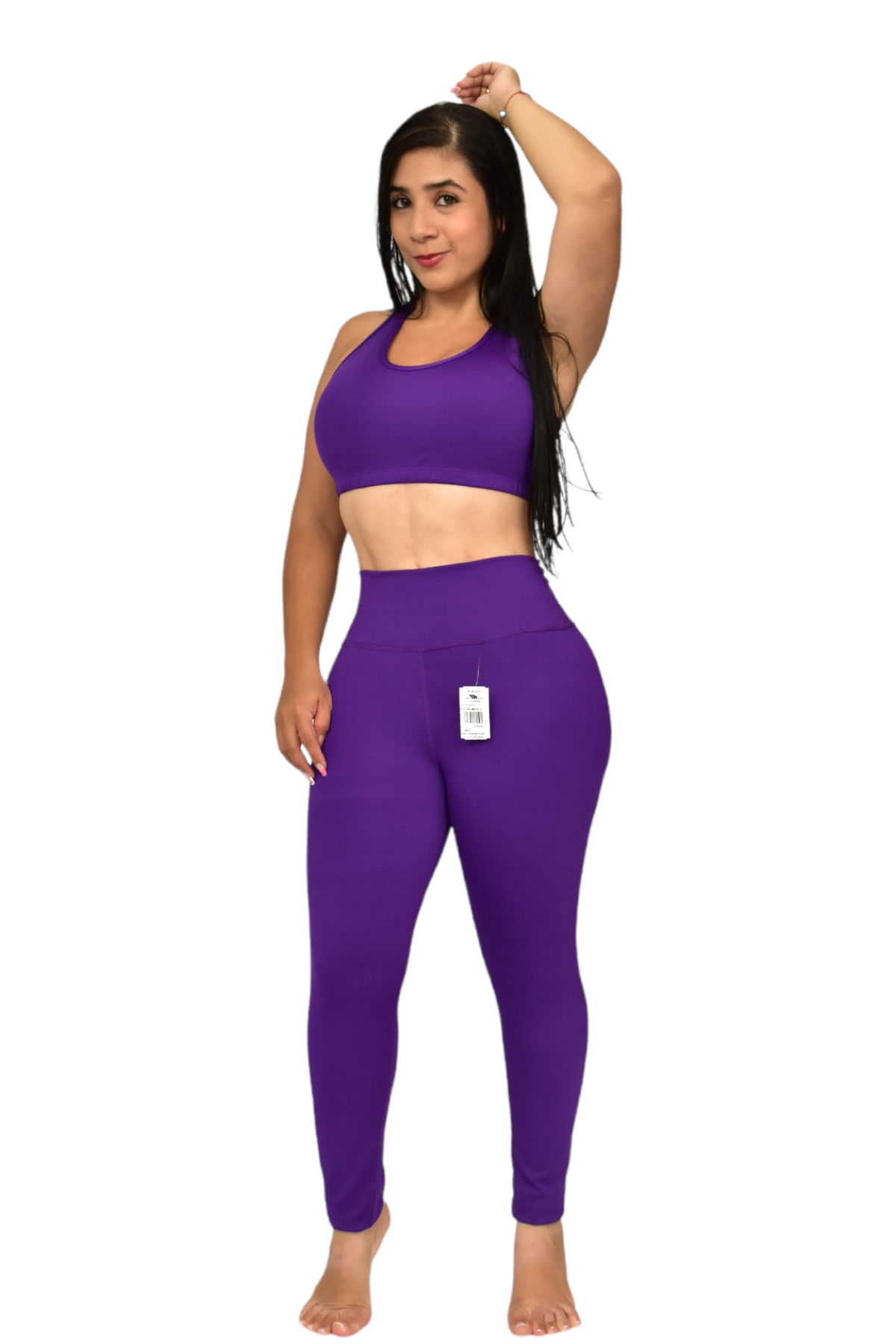 LEGGINS  SET 2 PIEZAS SUPLEX MORADO oversilvercolombia
