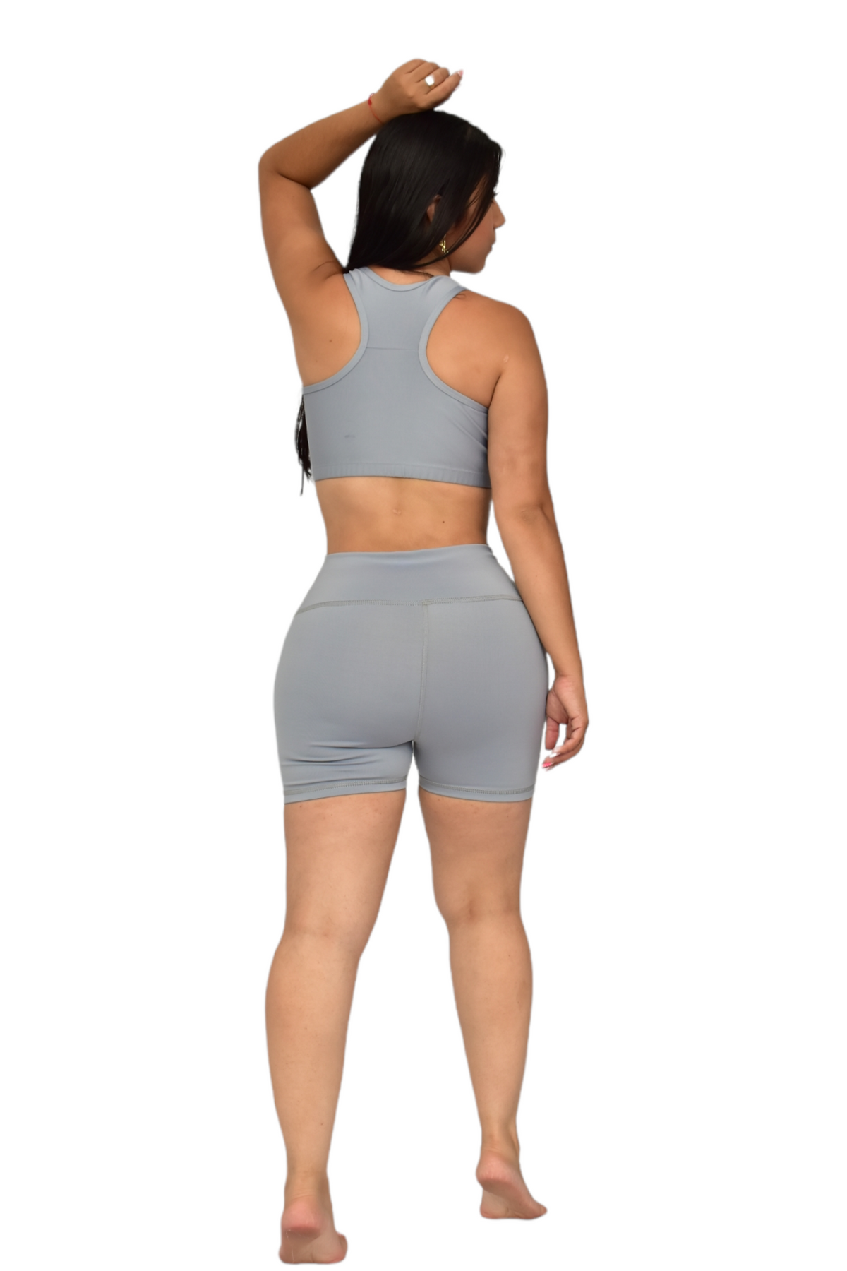 SHORT SET 2 PIEZAS SUPLEX GRIS CLARO oversilvercolombia