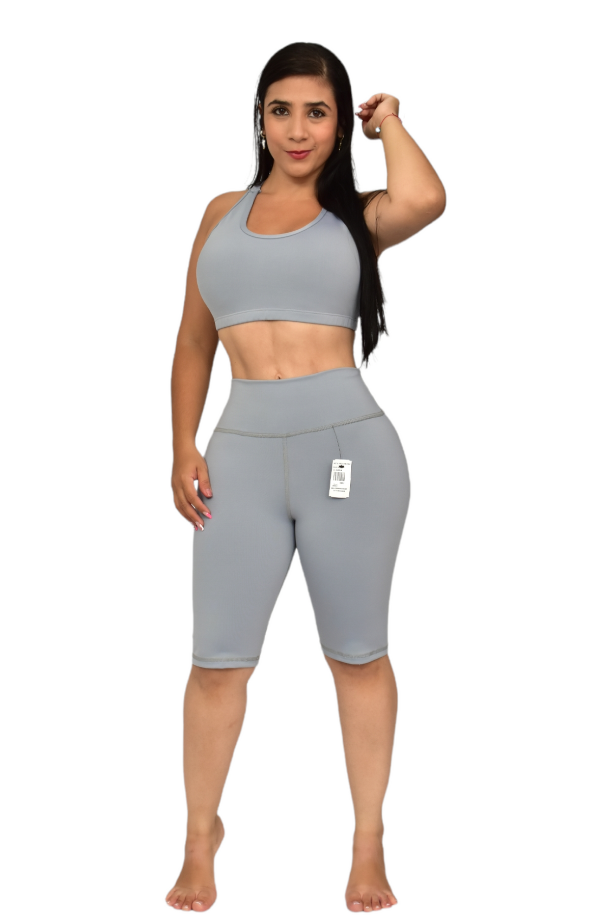 BIKER SET 2 PIEZAS SUPLEX GRIS CLARO oversilvercolombia