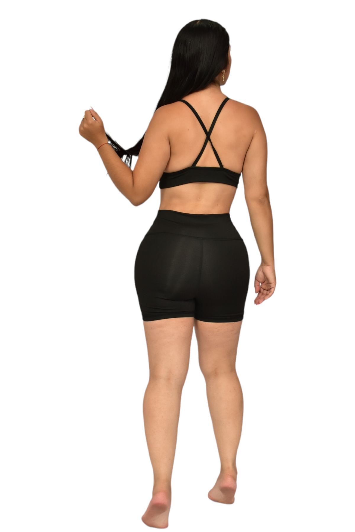 SHORT SET 2 PIEZAS SUPLEX NEGRO oversilvercolombia