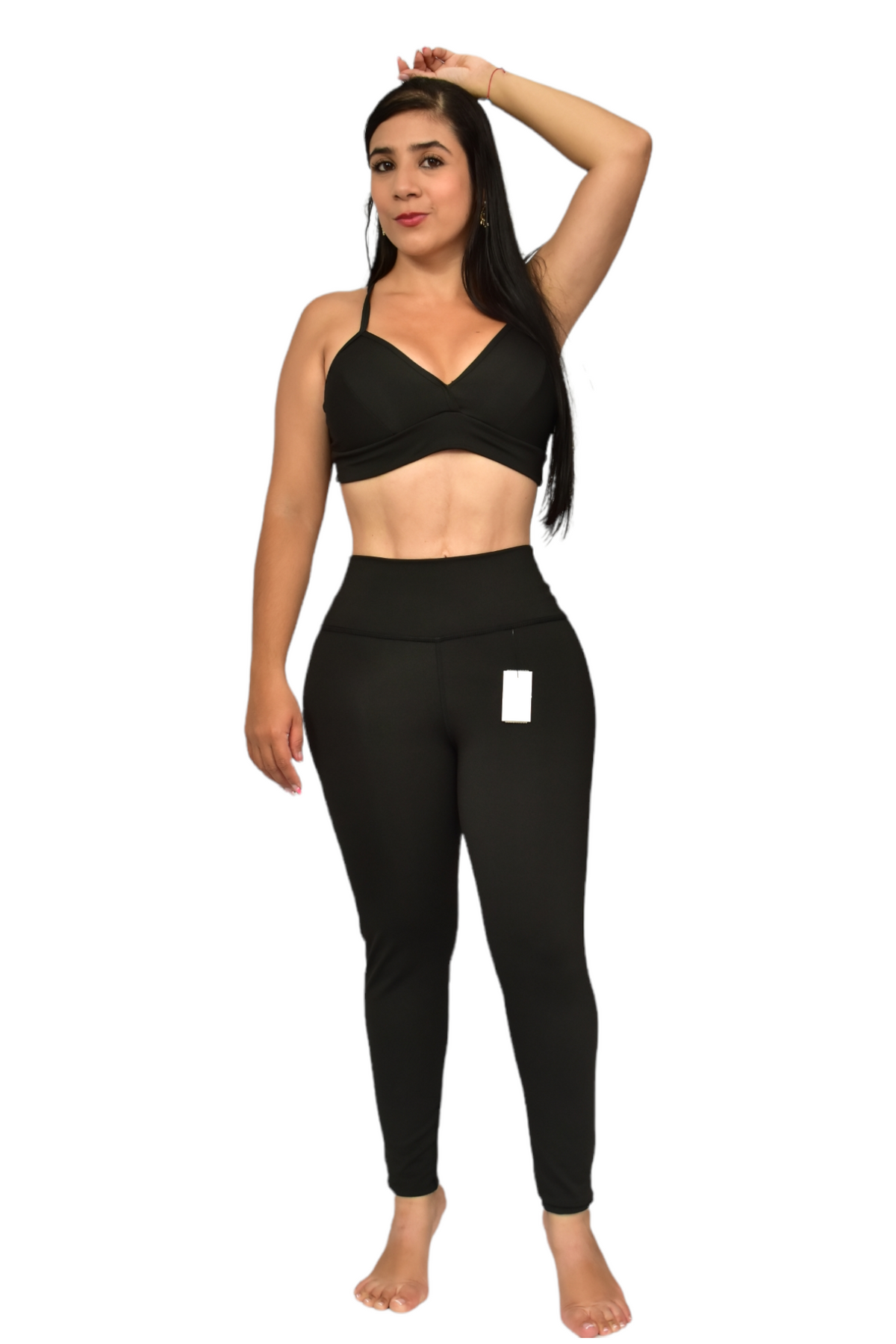 LEGGINS  SET 2 PIEZAS SUPLEX NEGRO oversilvercolombia