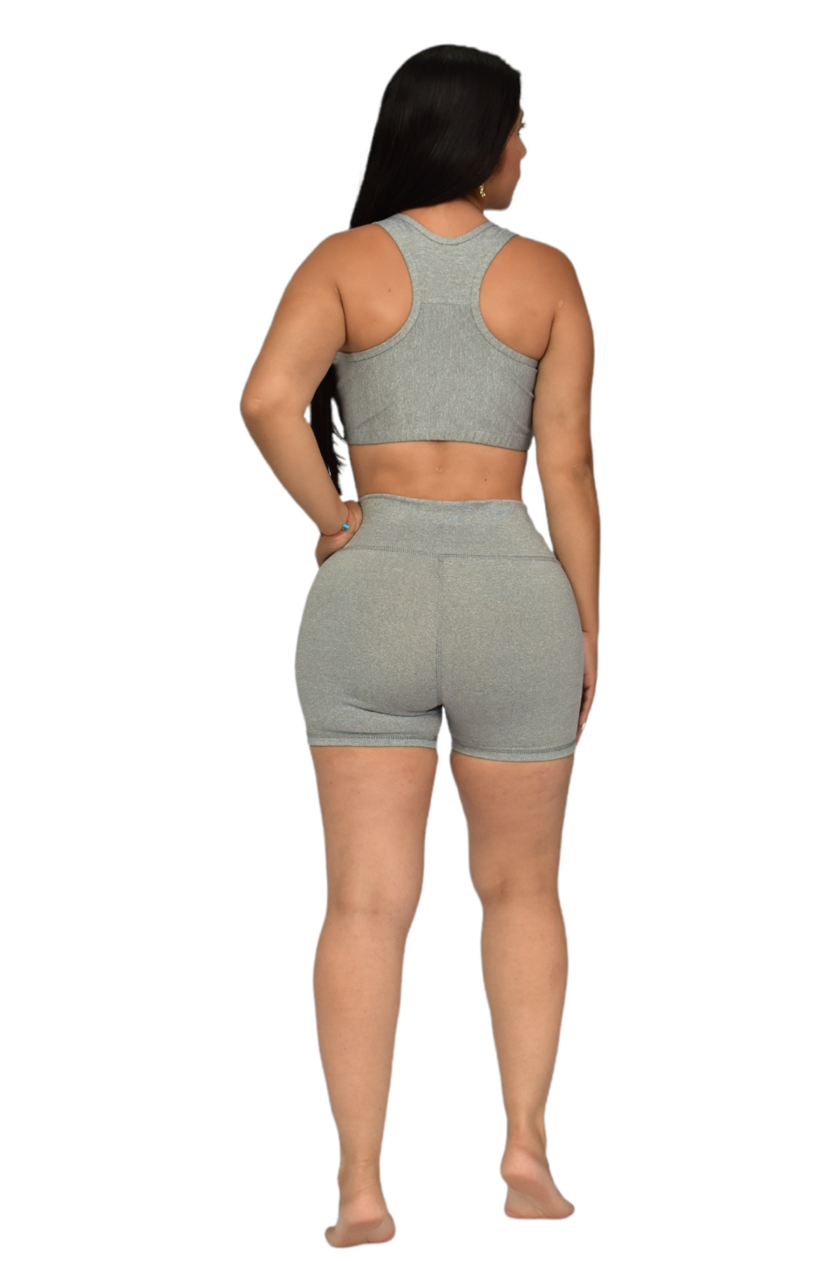 SHORT SET 2 PIEZAS SUPLEX GRIS JASPE oversilvercolombia