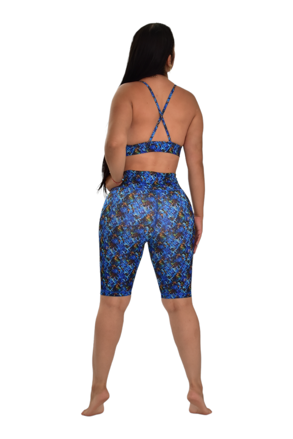 BIKER SET 2 PIEZAS SPORTGYM AZUL REY MANCHAS oversilvercolombia
