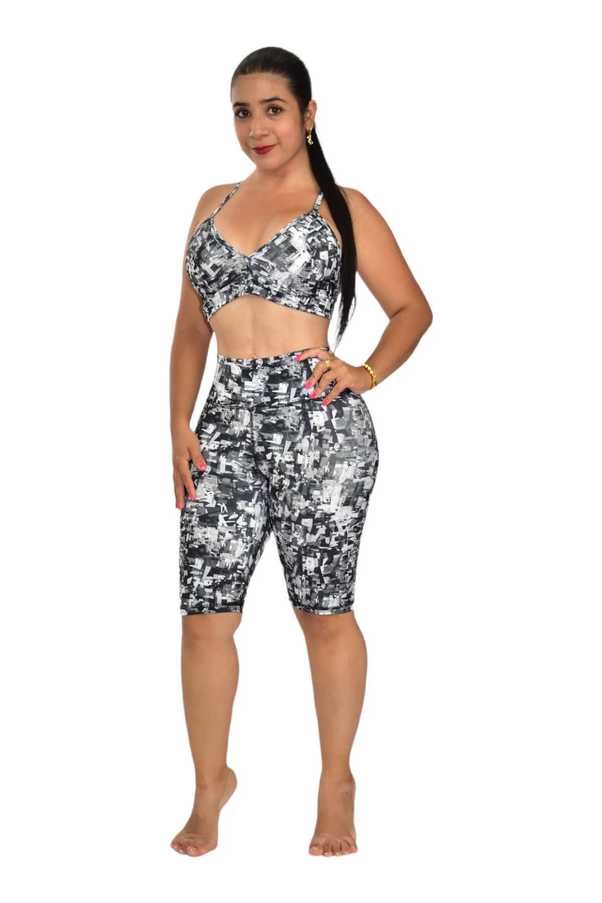 BIKER SET 2 PIEZAS SPORTGYM CUADRO RALLADO oversilvercolombia