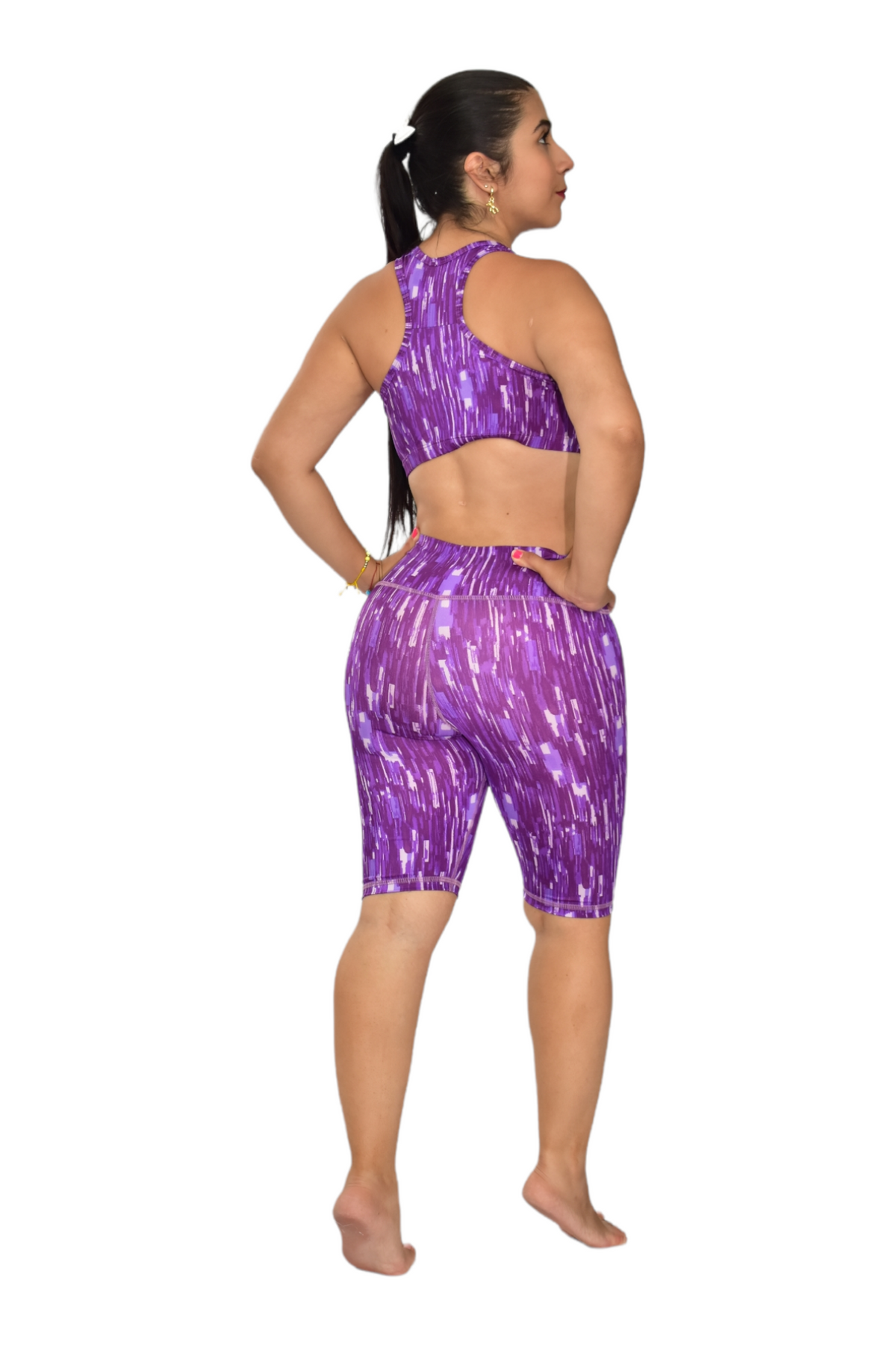 BIKER SET 2 PIEZAS SPORTGYM MORADO RALLADO oversilvercolombia