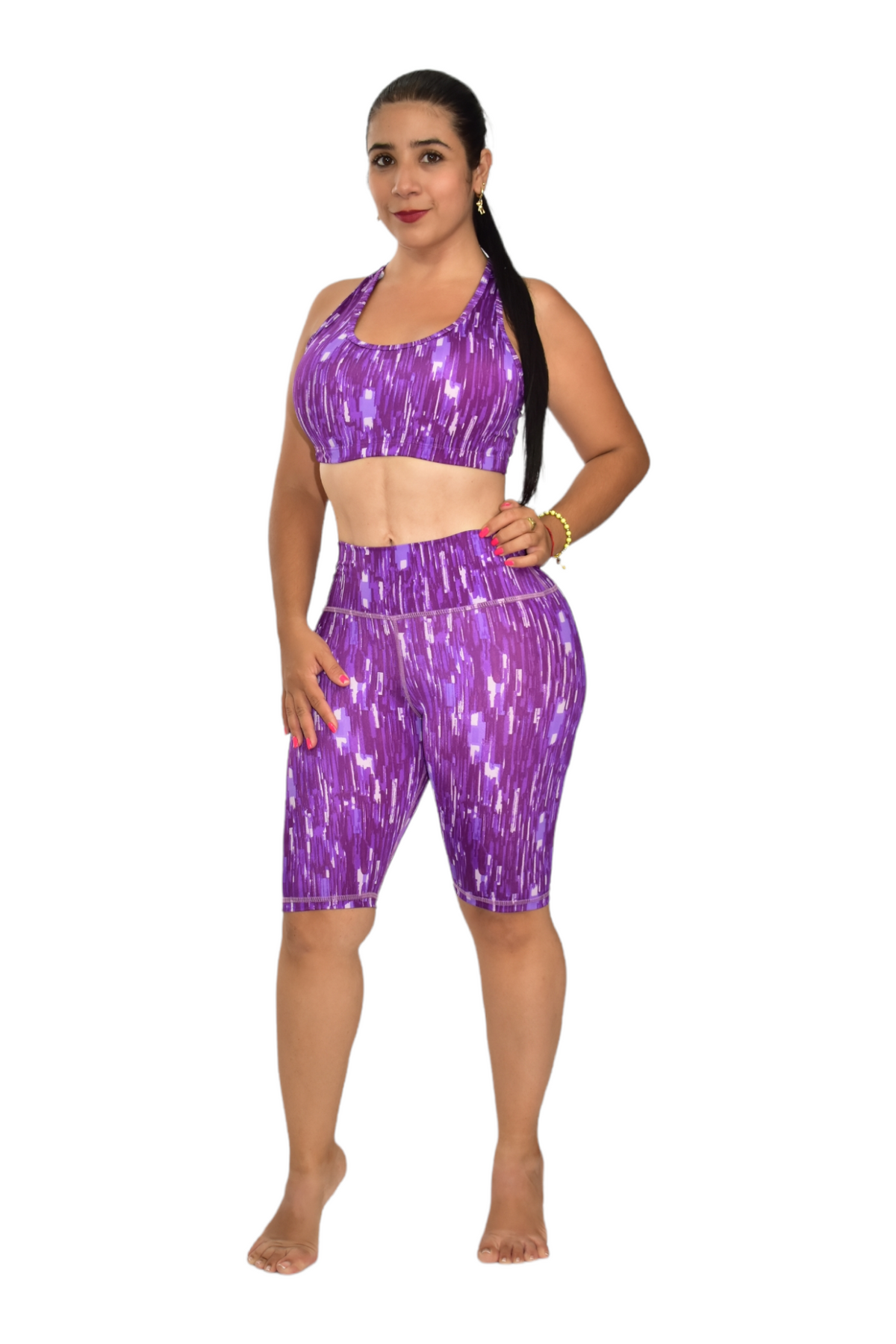 BIKER SET 2 PIEZAS SPORTGYM MORADO RALLADO oversilvercolombia