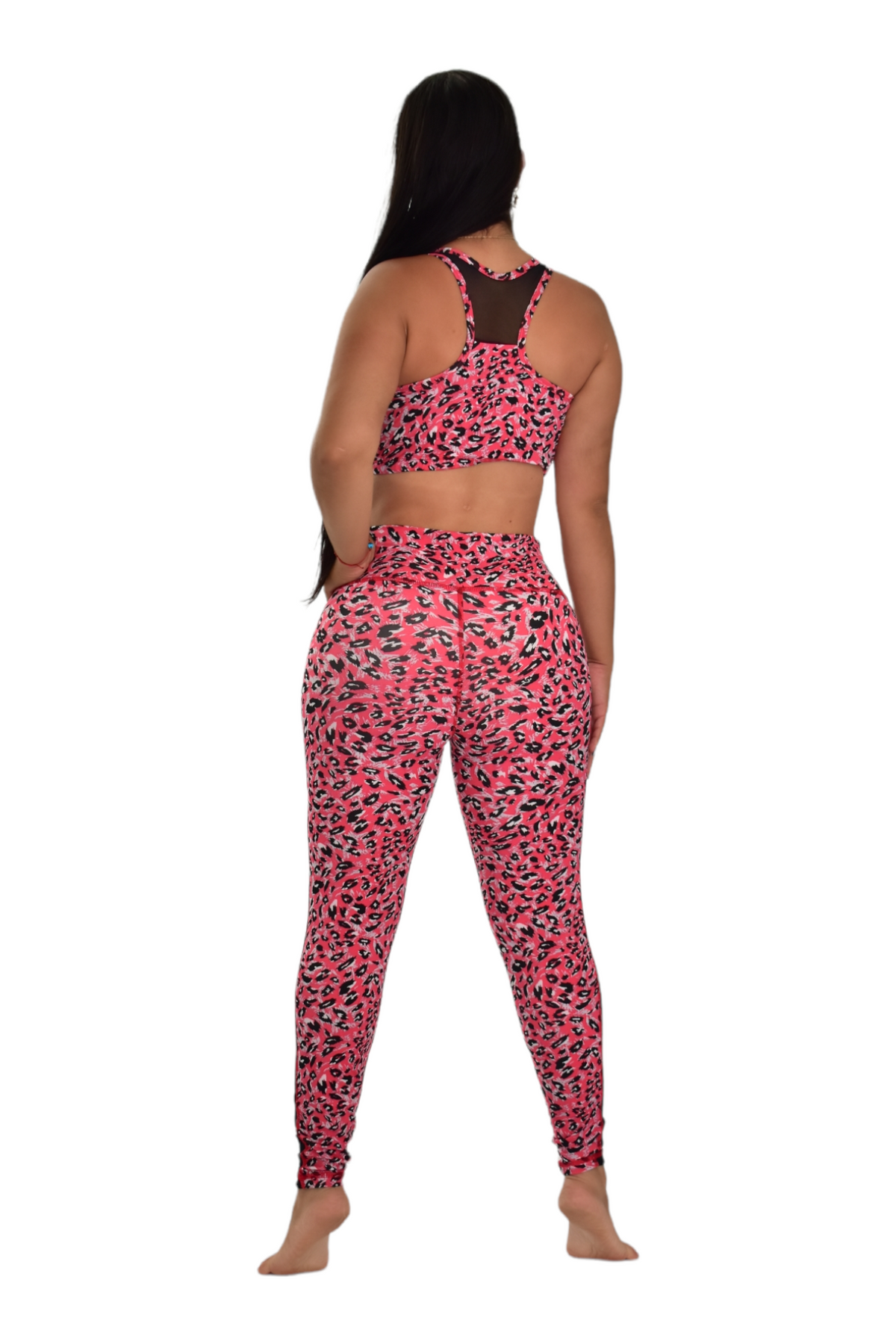 LEGGINS COMBINADA SET 2 PIEZAS SPORTGYM ANIMAL ROSADO oversilvercolombia