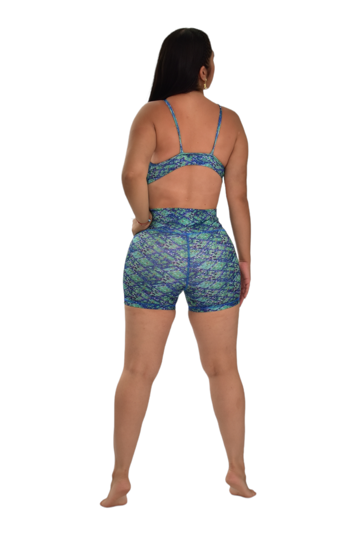 SHORT SET 2 PIEZAS SPORTGYM VERDE CUADRO oversilvercolombia
