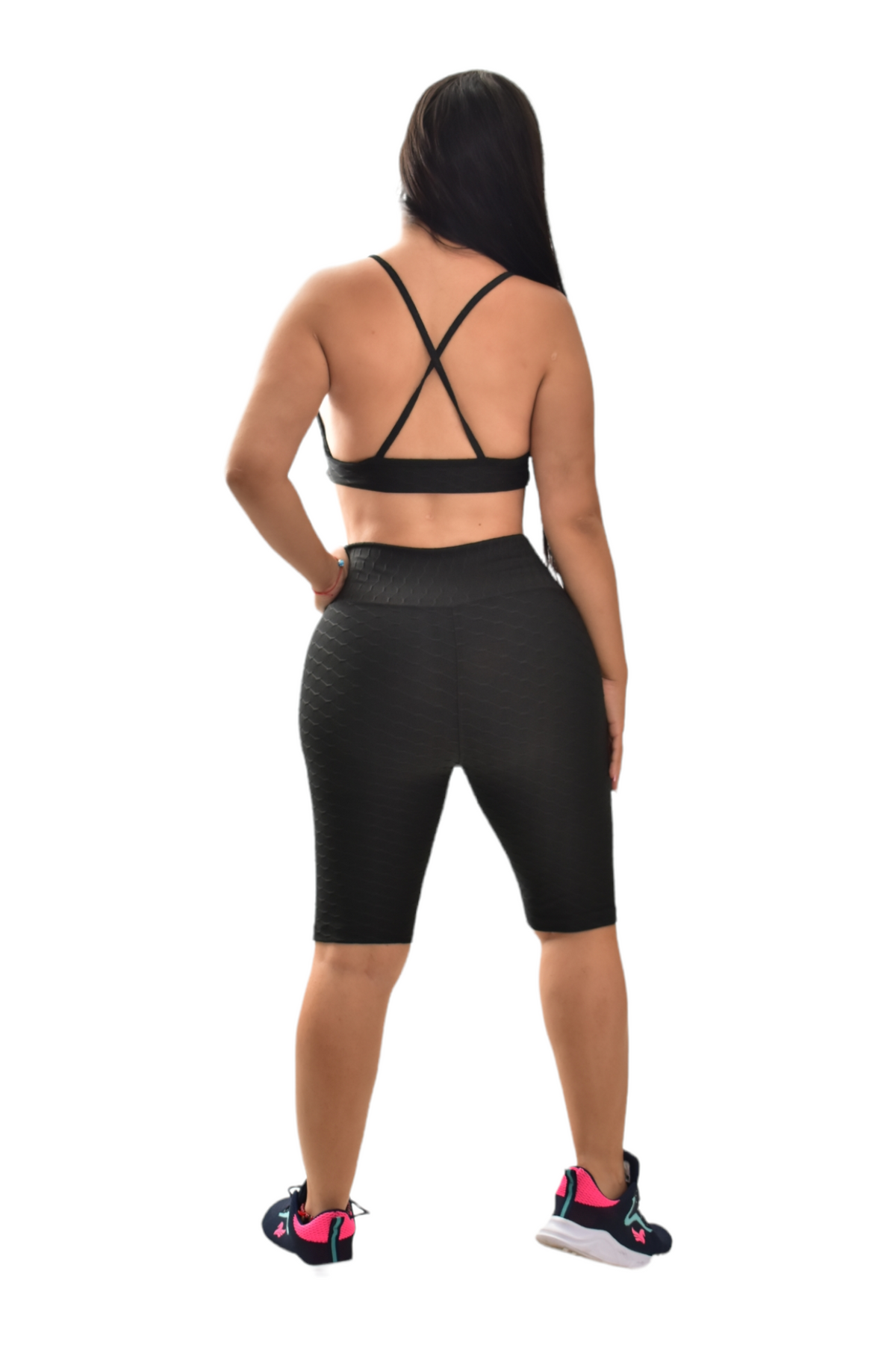 BIKER SET 2 PIEZAS TEXTURIZADO NEGRO oversilvercolombia