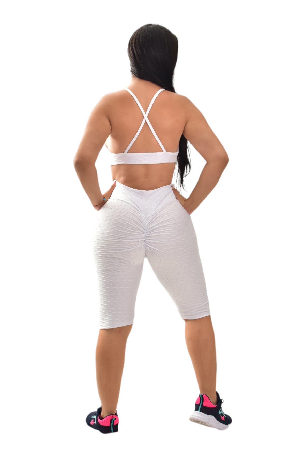 BIKER PUSH UP SET 2 PIEZAS TEXTURIZADO BLANCO oversilvercolombia