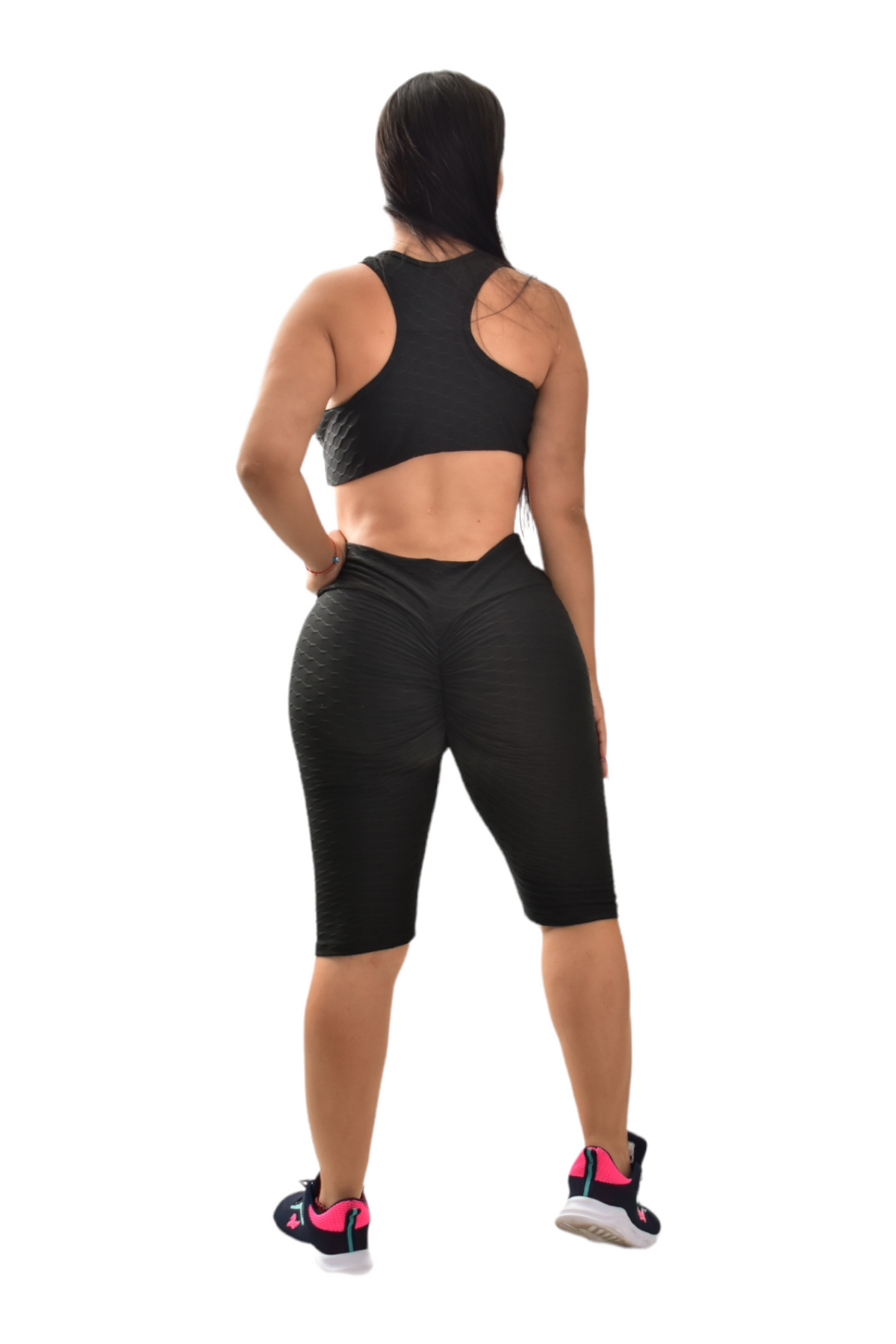 BIKER PUSH UP SET 2 PIEZAS TEXTURIZADO NEGRO oversilvercolombia