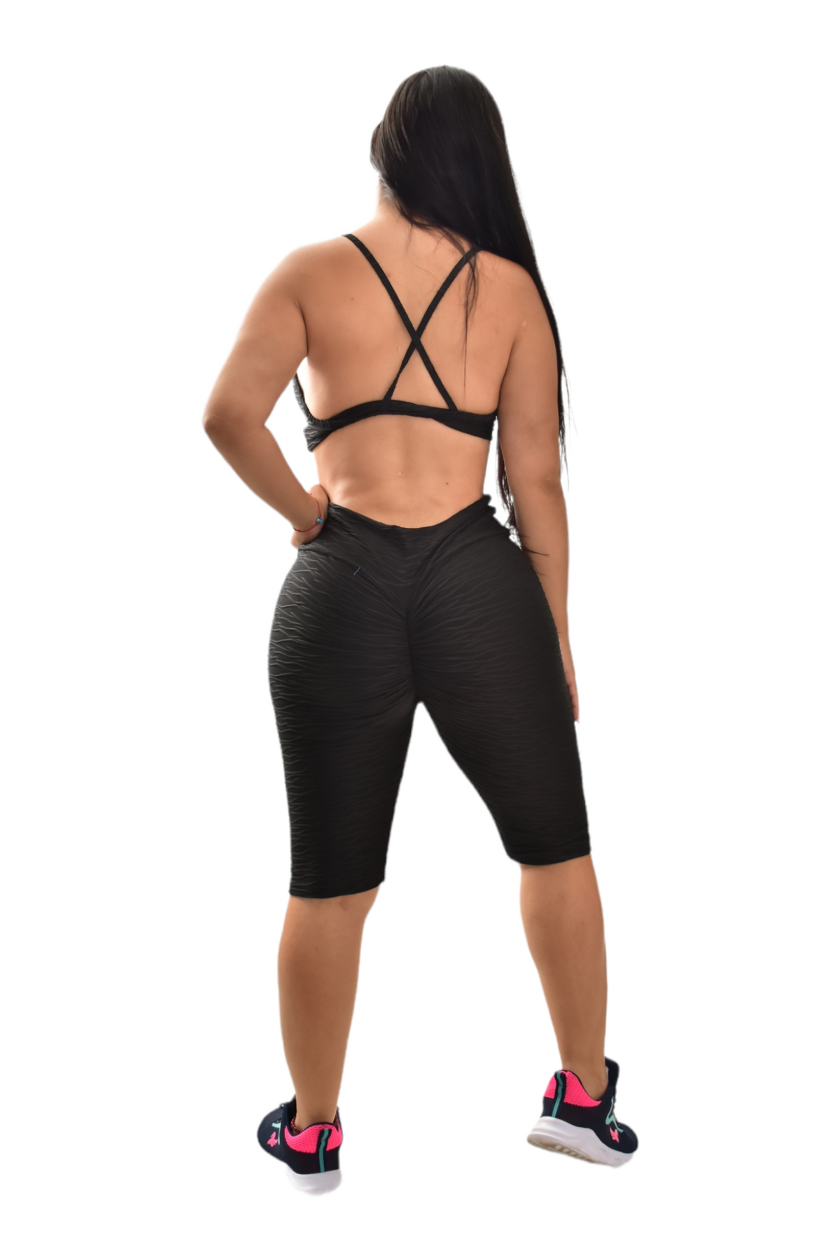 BIKER PUSH UP SET 2 PIEZAS TEXTURIZADO NEGRO oversilvercolombia