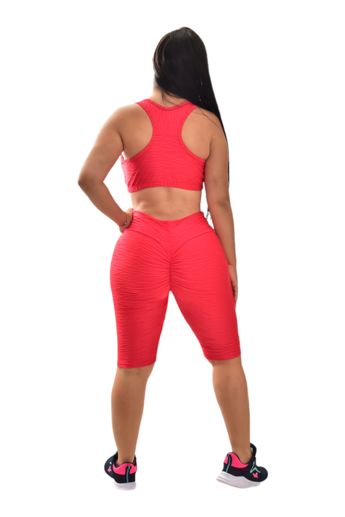 BIKER PUSH UP SET 2 PIEZAS TEXTURIZADO ROJO oversilvercolombia