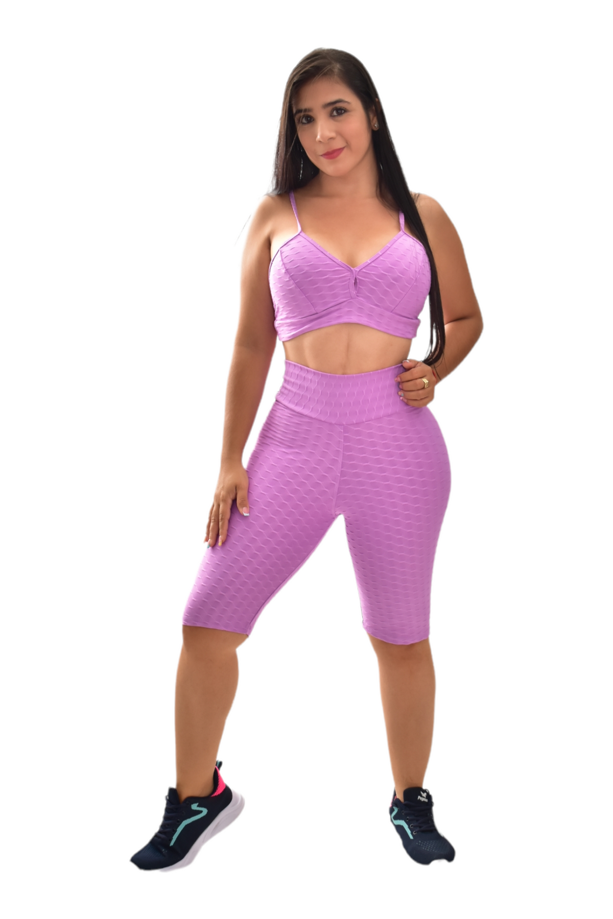 BIKER PUSH UP SET 2 PIEZAS TEXTURIZADO MORADO oversilvercolombia
