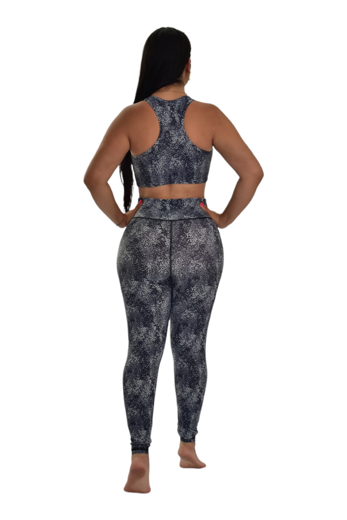 LEGGINS SET 2 PIEZAS PREMIUMTEX GRIS MILITAR TRIANGULO oversilvercolombia