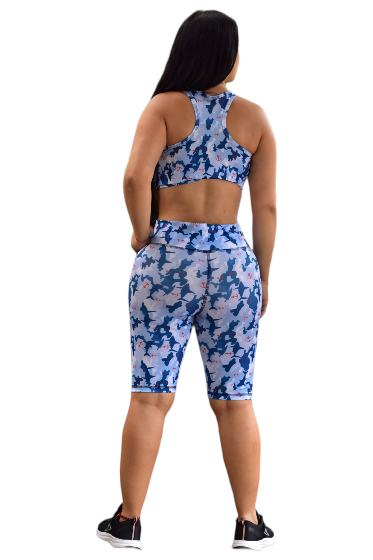 BIKER SET 2 PIEZAS SPORTGYM AZUL TIBURON